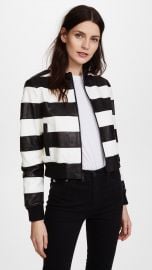 Nixon Mock Collar Leather Jacket at Shopbop